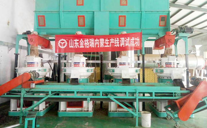 內蒙古秸稈顆粒機使用現場 內蒙古秸稈顆粒機使用現場