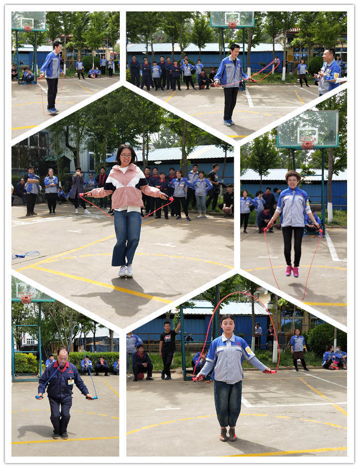 伴隨跳繩擦過地面的清脆聲，盡情展現(xiàn)著運(yùn)動(dòng)員們的輕盈風(fēng)姿