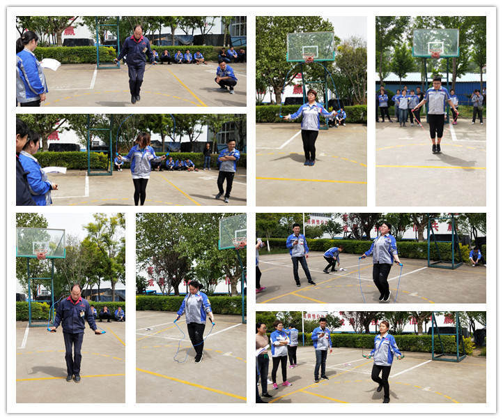 伴隨跳繩擦過地面的清脆聲，盡情展現(xiàn)著運(yùn)動(dòng)員們的輕盈風(fēng)姿