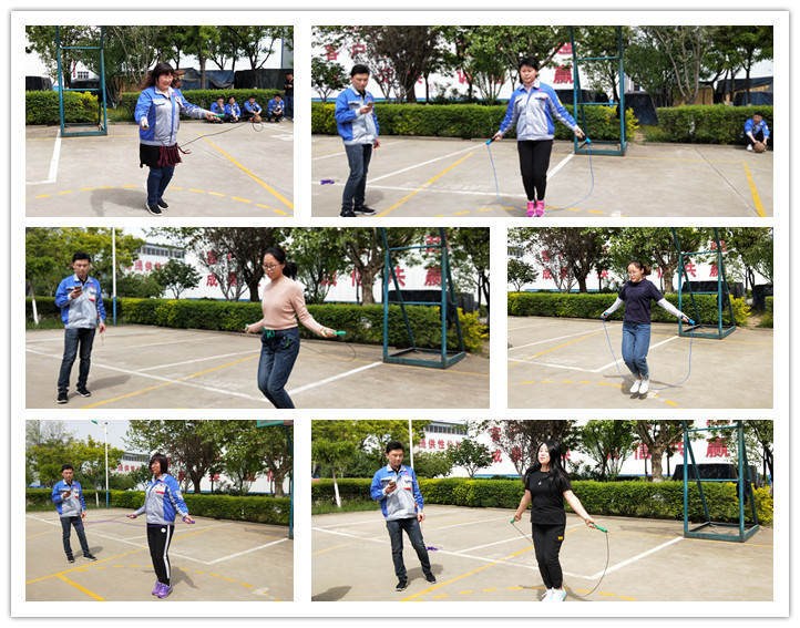 伴隨跳繩擦過地面的清脆聲，盡情展現(xiàn)著運(yùn)動(dòng)員們的輕盈風(fēng)姿