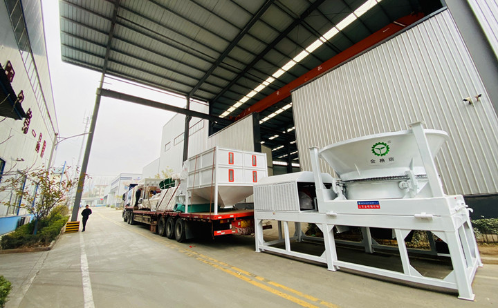 秸稈顆粒機生產(chǎn)線裝車完成，即將發(fā)往四川涼山