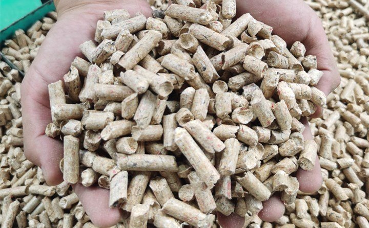 秸稈、鋸末、廢木頭等加工成顆粒狀的生物質(zhì)燃料