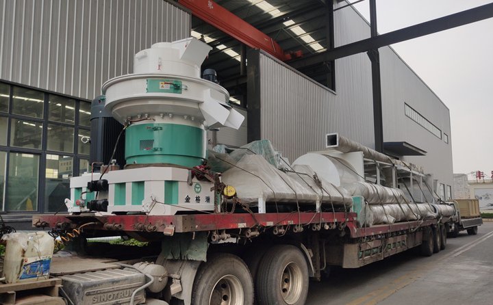 秸稈顆粒機(jī)生產(chǎn)線發(fā)往河北 秸稈顆粒機(jī)生產(chǎn)線發(fā)往河北