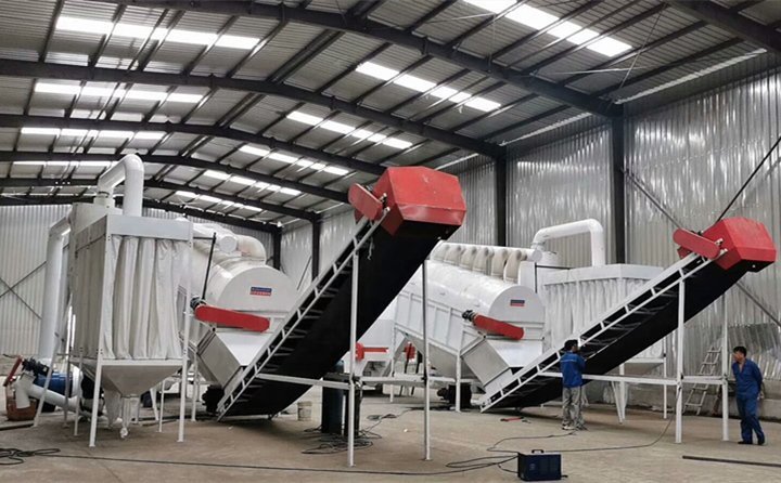 秸稈顆粒機一套生產(chǎn)線