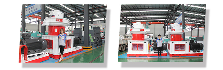 玉米秸稈顆粒機實景展示 玉米秸稈顆粒機實景展示