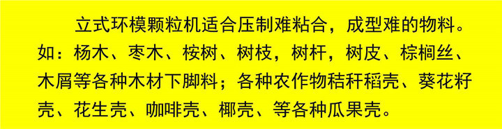 木屑顆粒機(jī)的材料 木屑顆粒機(jī)的材料